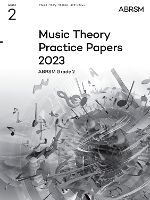 Book Cover for Music Theory Practice Papers 2023, ABRSM Grade 2 by ABRSM