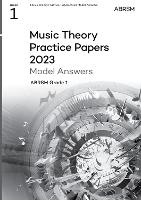 Book Cover for Music Theory Practice Papers Model Answers 2023, ABRSM Grade 1 by ABRSM