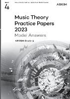 Book Cover for Music Theory Practice Papers Model Answers 2023, ABRSM Grade 4 by ABRSM