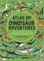 Book Cover for Atlas of Dinosaur Adventures by Emily Hawkins