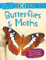 Book Cover for 100 Facts Butterflies & Moths Pocket Edition by Steve Parker