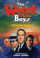 Book Cover for The Weird Tales Boys by Stephen Jones