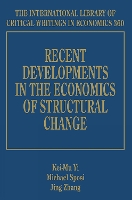 Book Cover for Recent Developments in the Economics of Structural Change by KeiMu Yi