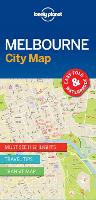 Book Cover for Lonely Planet Melbourne City Map by Lonely Planet