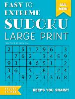 Book Cover for Easy to Extreme Sudoku Large Print (Blue) by Daisy Seal