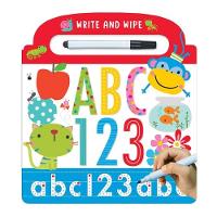 Book Cover for Write and Wipe ABC 123 by Dawn Machell