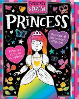 Book Cover for Scratch & Draw Princess - Scratch Art Activity Book by Nat Lambert