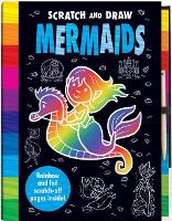 Book Cover for Scratch and Draw Mermaids - Scratch Art Activity Book by Connie Isaacs