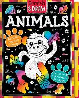 Book Cover for Scratch & Draw Animals - Scratch Art Activity Book by Oakley Graham