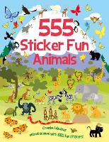 Book Cover for 555 Sticker Fun - Animals Activity Book by Susan Mayes