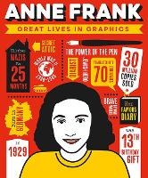Book Cover for Great Lives in Graphics: Anne Frank by Books Button