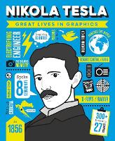 Book Cover for Great Lives in Graphics: Nikola Tesla by GMC Editors