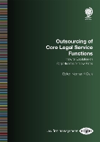 Book Cover for Outsourcing of Core Legal Service Functions by Norman Clark