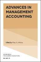 Book Cover for Advances in Management Accounting by Mary A University of Colorado Denver, USA Malina