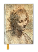 Book Cover for Leonardo Da Vinci: Detail of The Head of the Virgin (Foiled Journal) by Flame Tree Studio