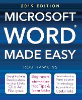 Book Cover for Microsoft Word Made Easy (2019 edition) by Rob Hawkins