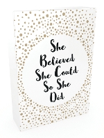 Book Cover for She Believed She Could So She Did by Summersdale Publishers