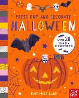 Book Cover for Press Out and Decorate: Halloween by Kate McLelland