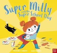 Book Cover for Super Milly and the Super School Day by Stephanie Clarkson