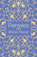 Book Cover for Pensees by Blaise Pascal