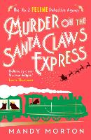 Book Cover for Murder on the Santa Claws Express by Mandy Morton