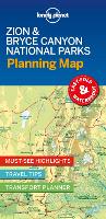 Book Cover for Lonely Planet Zion & Bryce Canyon National Parks Planning Map by Lonely Planet