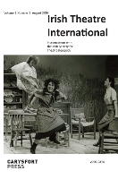 Book Cover for Irish Theatre International by Paul Murphy