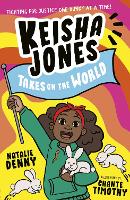 Book Cover for Keisha Jones Takes on the World by Natalie Denny