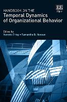 Book Cover for Handbook on the Temporal Dynamics of Organizational Behavior by Yannick Griep