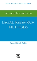 Book Cover for Advanced Introduction to Legal Research Methods by Ernst Hirsch Ballin