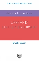 Book Cover for Advanced Introduction to Law and Entrepreneurship by Shubha Ghosh