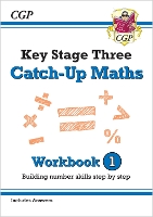 Book Cover for KS3 Maths Catch-Up Workbook 1 (with Answers) by CGP Books