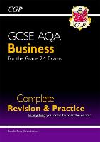 Book Cover for New GCSE Business AQA Complete Revision & Practice (With Online Edition, Videos & Quizzes) by CGP Books