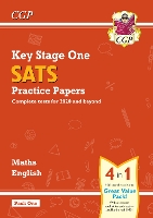 Book Cover for KS1 Maths and English SATS Practice Papers Pack (for end of year assessments) - Pack 1 by CGP Books