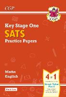 Book Cover for KS1 Maths and English SATS Practice Papers Pack (For the 2023 Tests) - Pack 2 by CGP Books