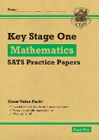 Book Cover for KS1 Maths SATS Practice Papers by CGP Books