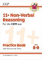 Book Cover for 11+ CEM Non-Verbal Reasoning Practice Book & Assessment Tests - Ages 8-9 (With Online Edition) by CGP Books