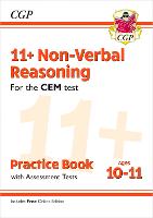 Book Cover for 11+ CEM Non-Verbal Reasoning Practice Book & Assessment Tests - Ages 10-11 (With Online Edition) by CGP Books