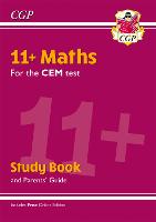 Book Cover for 11+ CEM Maths Study Book (With Parents' Guide & Online Edition) by CGP Books