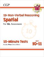 Book Cover for 11+ GL 10-Minute Tests by CGP Books