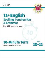 Book Cover for 11+ GL 10-Minute Tests by CGP Books