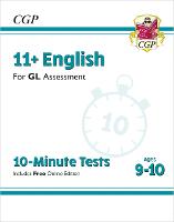 Book Cover for 11+ GL 10-Minute Tests by CGP Books