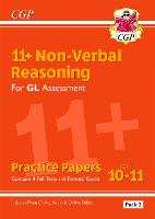 Book Cover for 11+ GL Non-Verbal Reasoning Practice Papers by CGP Books