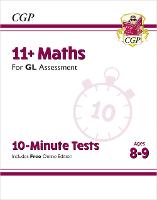 Book Cover for 11+ GL 10-Minute Tests by CGP Books