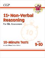 Book Cover for 11+ GL 10-Minute Tests by CGP Books