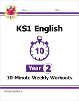 Book Cover for KS1 Year 2 English 10-Minute Weekly Workouts by CGP Books