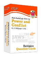 Book Cover for GCSE English: AQA Power & Conflict Poetry Anthology - Revision Question Cards by CGP Books