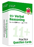 Book Cover for 11+ CEM Verbal Reasoning Revision Question Cards - Ages 10-11 by CGP Books