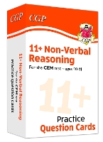 Book Cover for 11+ CEM Non-Verbal Reasoning Practice Question Cards - Ages 10-11 by CGP Books