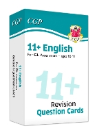 Book Cover for 11+ GL English Revision Question Cards - Ages 10-11 by CGP Books